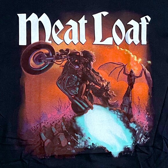 Meat Loaf "Bat Out Of Hell Tour 2002" Event Tee - Picture 3 of 9